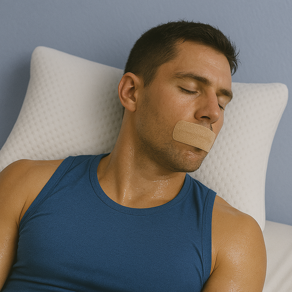 Ademen als een atleet: waarom topsporters mondtape gebruiken tijdens slaap